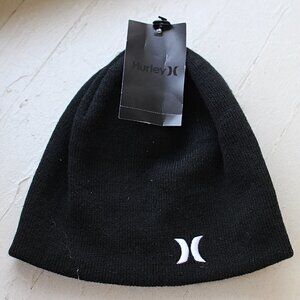 New w/Tags - Hurley Icon Staples Beanie in Black, One Size